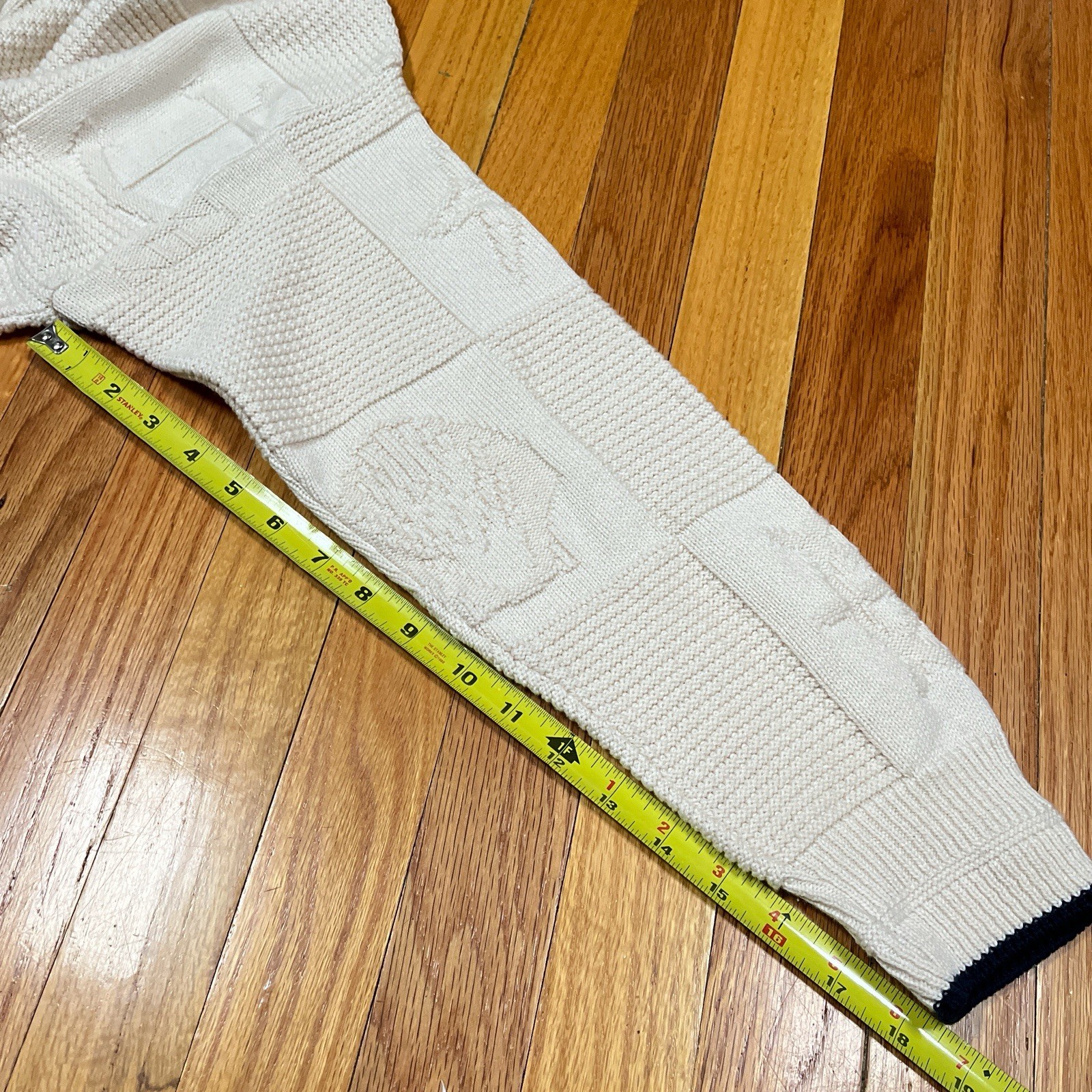 VTG Binghamton Knitting Nautical Patchwork Sweate… - image 11