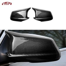 Carbon Spiegelkappen Mirror Cover Gehäuse für BMW 5er F10 F18 2010-2013 Stick on