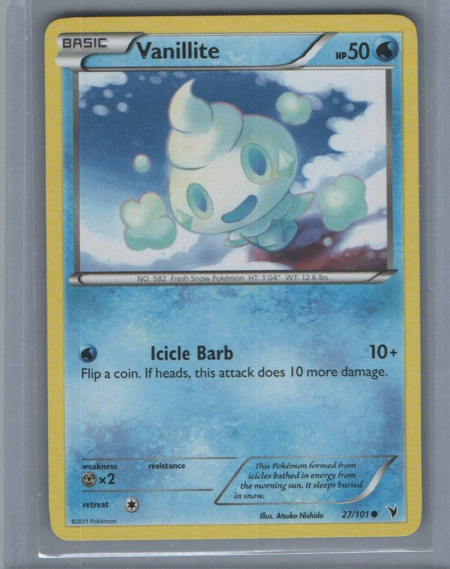 NM Vanillite - #27/101 Noble Victories Common Normal