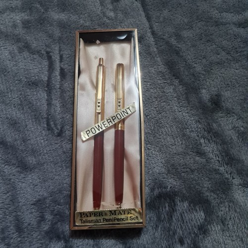 Vintage Papermate Powerpoint Profile Set Pen & Pencil - Picture 2 of 3