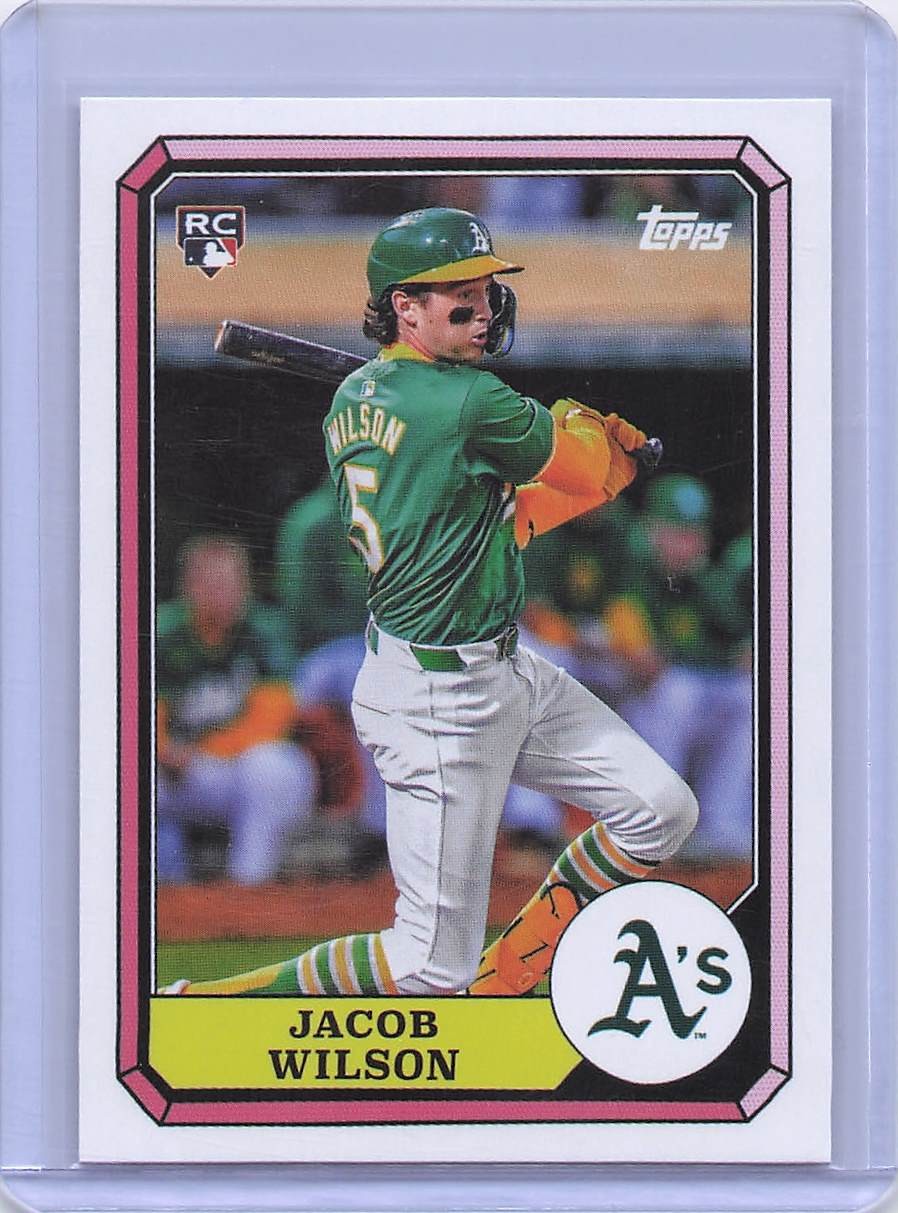 2025 Topps Archives #87BB-7 Jacob Wilson 1987 Topps Boardwalk and Baseball