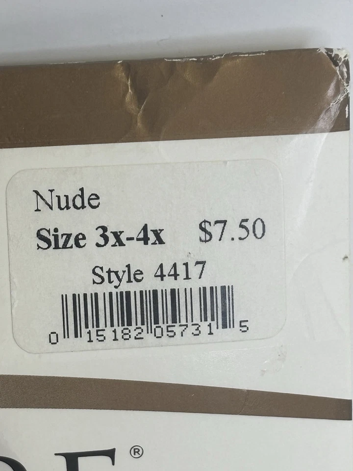 New Berkshire Queen Ultra Sheer Control Top City Nude Pantyhose 4417 3x-4x - Image 2 of 4