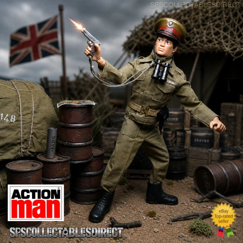 Action Man Vintage Palitoy Unused Mint Talking Infantry Major Figure FREE POST