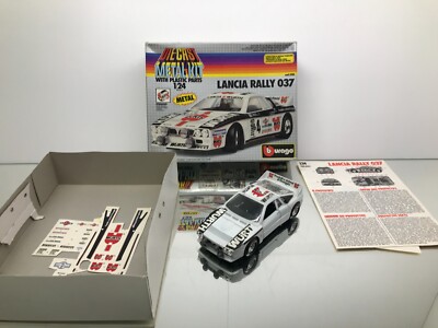 BBURAGO 5195 LANCIA RALLY 037 WURTH #4 TABATON -1:24- POORLY BUILT KIT IN BOX