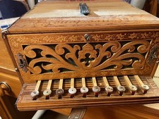 Concertone Accordion Antique. Made In Germany. Pearl Buttons. D Key