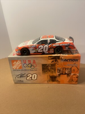 2004 Tony Stewart Home Depot Olympics 1/24 Action Diecast Monte Carlo Mac Tools