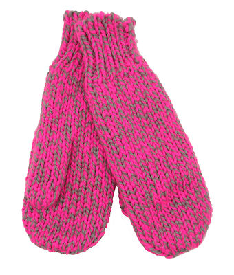 Codello 32108203 Winter Wonderland Knit Gloves Mittens Pink New