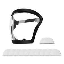Anti-fog Shield Safety Full Face Super Protective Head Cover Transparent Mask 
