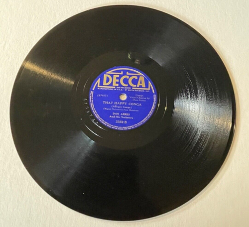 DON ARRES - AMERICONGA / THAT HAPPY CONGA ( CONGA) on DECCA 3352 - Picture 5 of 6