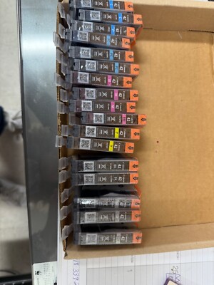 Lot of 17 New Original Canon CLI-42 Ink Cartridges