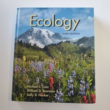 Ecology by William D. Bowman, Michael L. Cain and Sally D. Hacker 2014, Hardco  