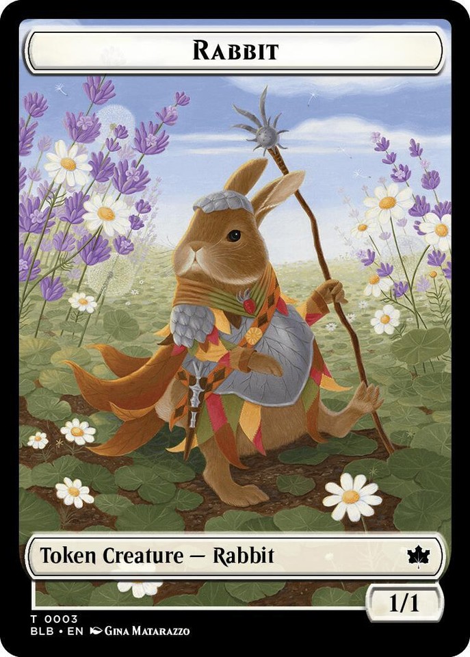 Las mejores ofertas en Rabbit Token 3 Bloomburrow | eBay