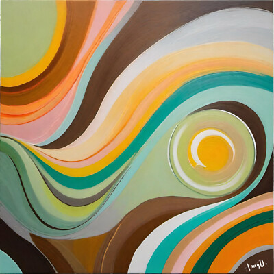 Amy Diab - Vibrant Earth (2023) Hand-Signed - 17'' x 22'' Fine Art Print