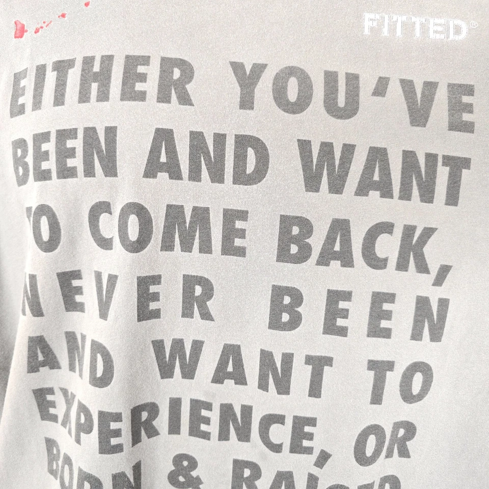 Vintage Hawaii Paradise T Shirt Mens Size Large Gray Y2K Travel Made In USA - Image 3 of 4