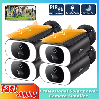 ieGeek 2K Solar Kamera FUNK ÜBERWACHUNGSKAMERA Outdoor WLAN WIFI IP CAMERA AUßEN