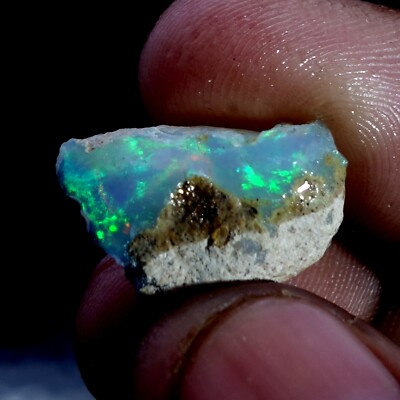 100% Natural Ethiopian Crystal AAA Opal Play Of Color Rough Specimen 07.60 Cts.