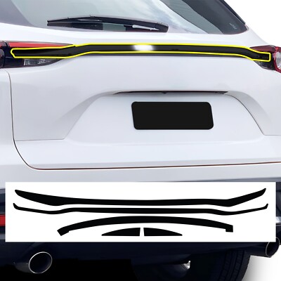 Fits Mazda CX-9 2016-2023 Rear Trunk Chrome Delete Decal Film