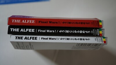 Lot 3 TOCT-45064-66 The Alfee Final Wars! CD 2013 Virgin EMI Japan