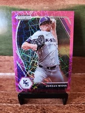 JORDAN WICKS 2021 Panini Prizm Draft Picks #PDP21 Pink Velocity Prizm