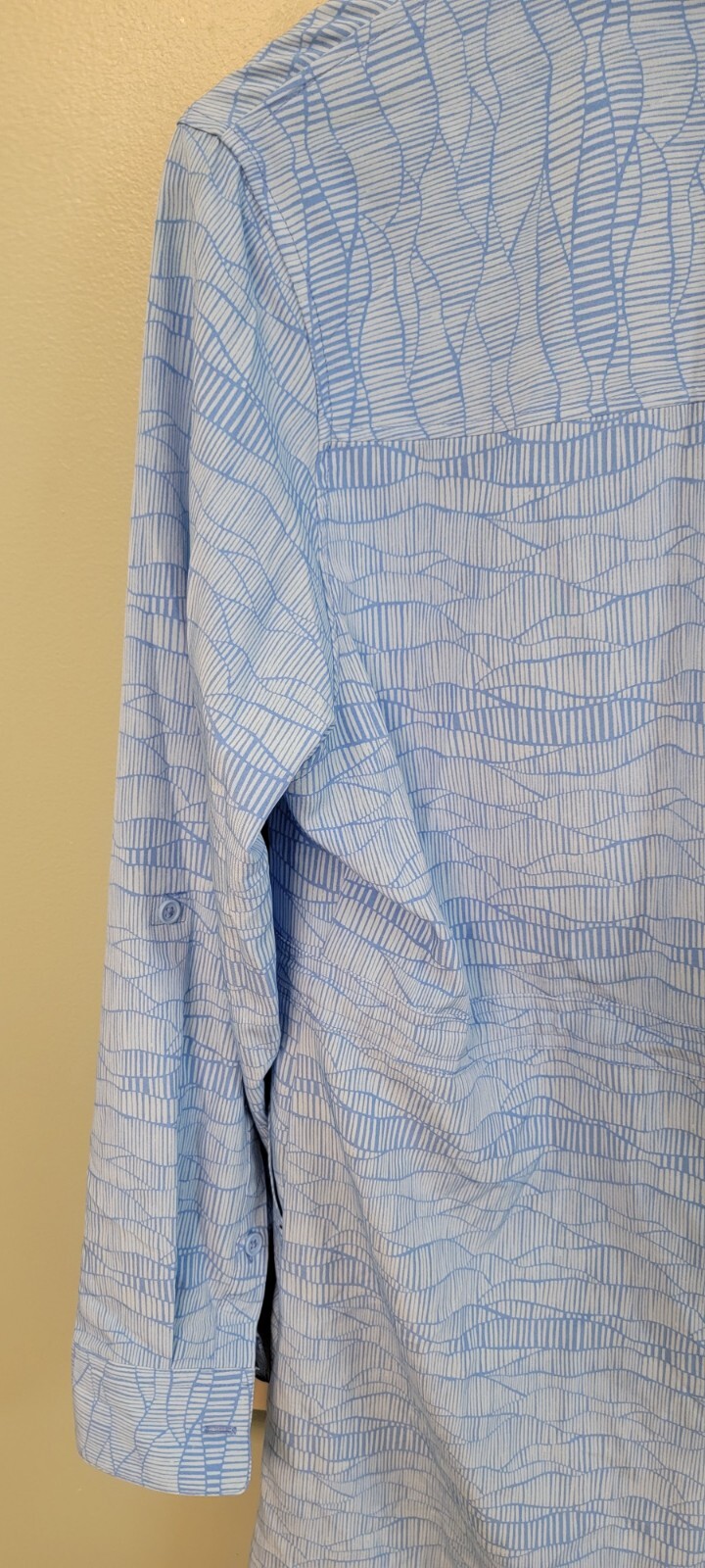 Shore To Summit Sun Protection Dress Blue Sea Mist Outdoor Dress Size L