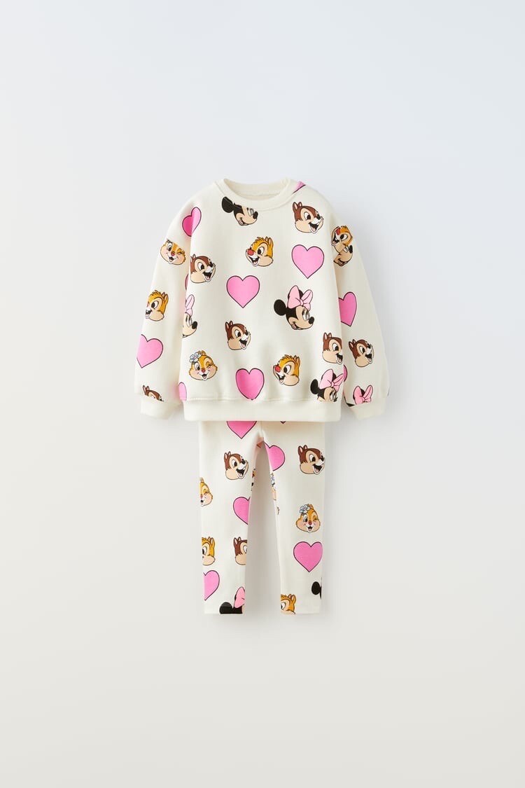 ZARA NWT mouse and chip and dale Disney set 9-12 months