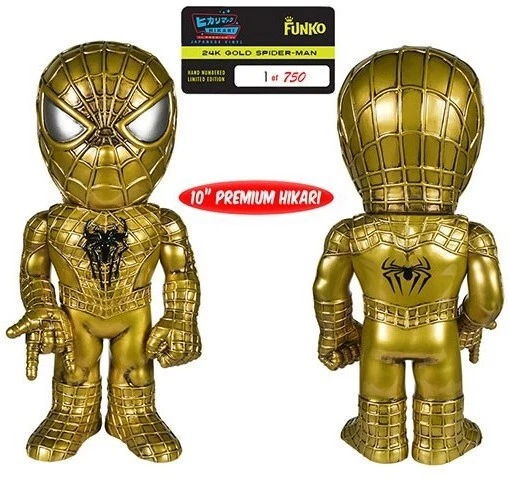 Figura Vinilo Funko Hikari Spider Man 24K Premium Foto 2 de 4