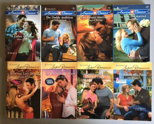 Harlequin Romance pb lot of 8 American & Super Romance 2009 See titles good - Picture 1 of 19