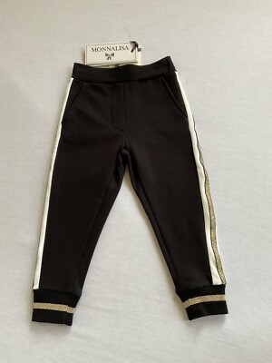 Monnalisa schwarze Jogger 4 Jahre neu mit Etikett