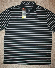 UNDER ARMOUR Men's Performance UPF-30 Striped Polo Shirt NWT SIZE: XL