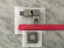 Wall Mount Hand Held Shower Holder with Hose Connector Brushed Nickel