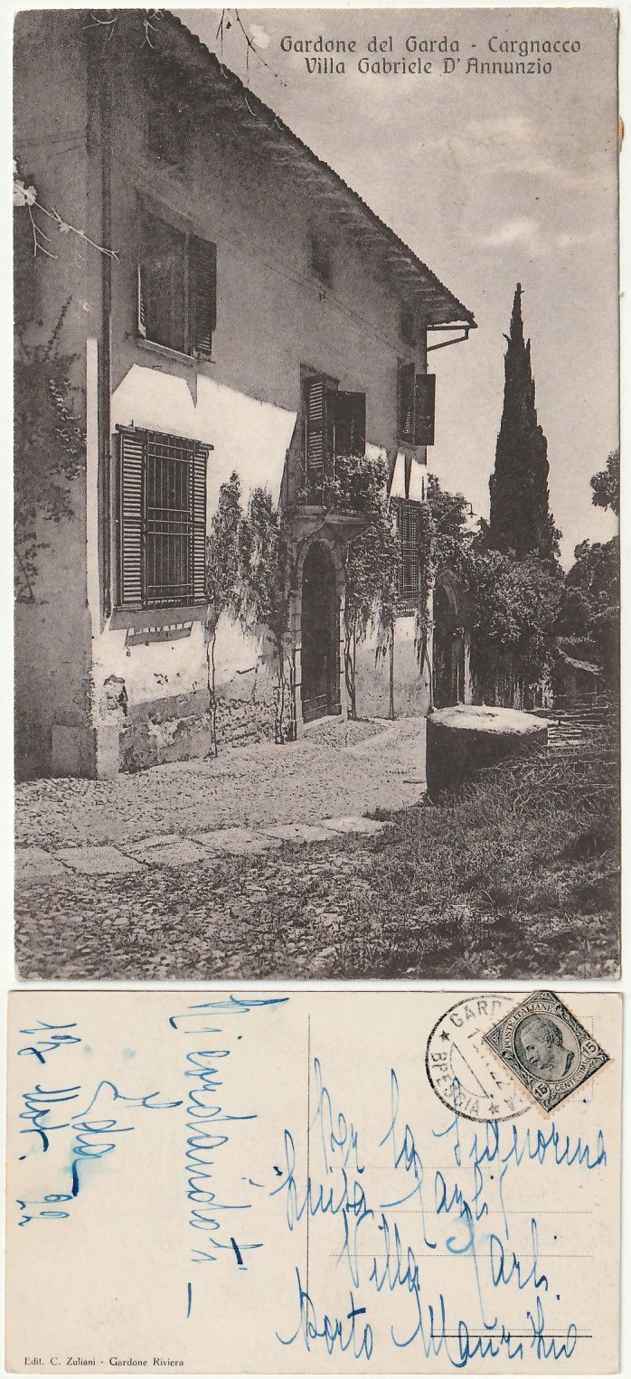 GARDONE DEL GARDA - CARGNACCO - BRESCIA - VILLA GABRIELE D'ANNUNZIO -11522-