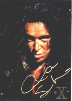 XENA - THE X-FILES AUTOGRAPH CARD - CLAIRE STANSFIELD #39 + JERSEY