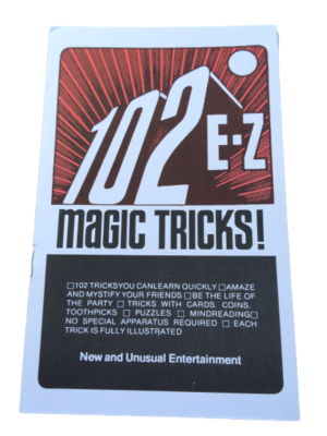 102 E-Z Magic Tricks Book Booklet Clown How To Do Beginner Easy