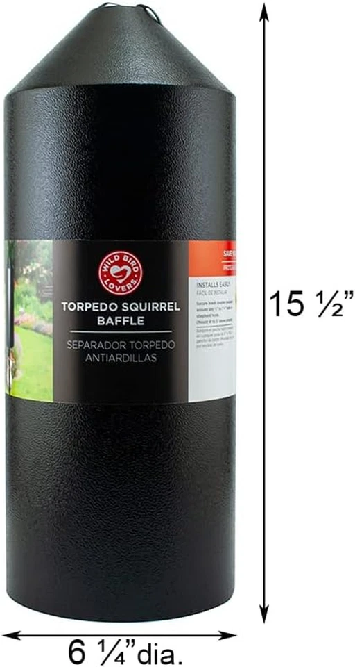 Paquete de 3 deflectores para torpedos Woodlink de 2 piezas, negros, 6,25" de diámetro Foto 3 de 4