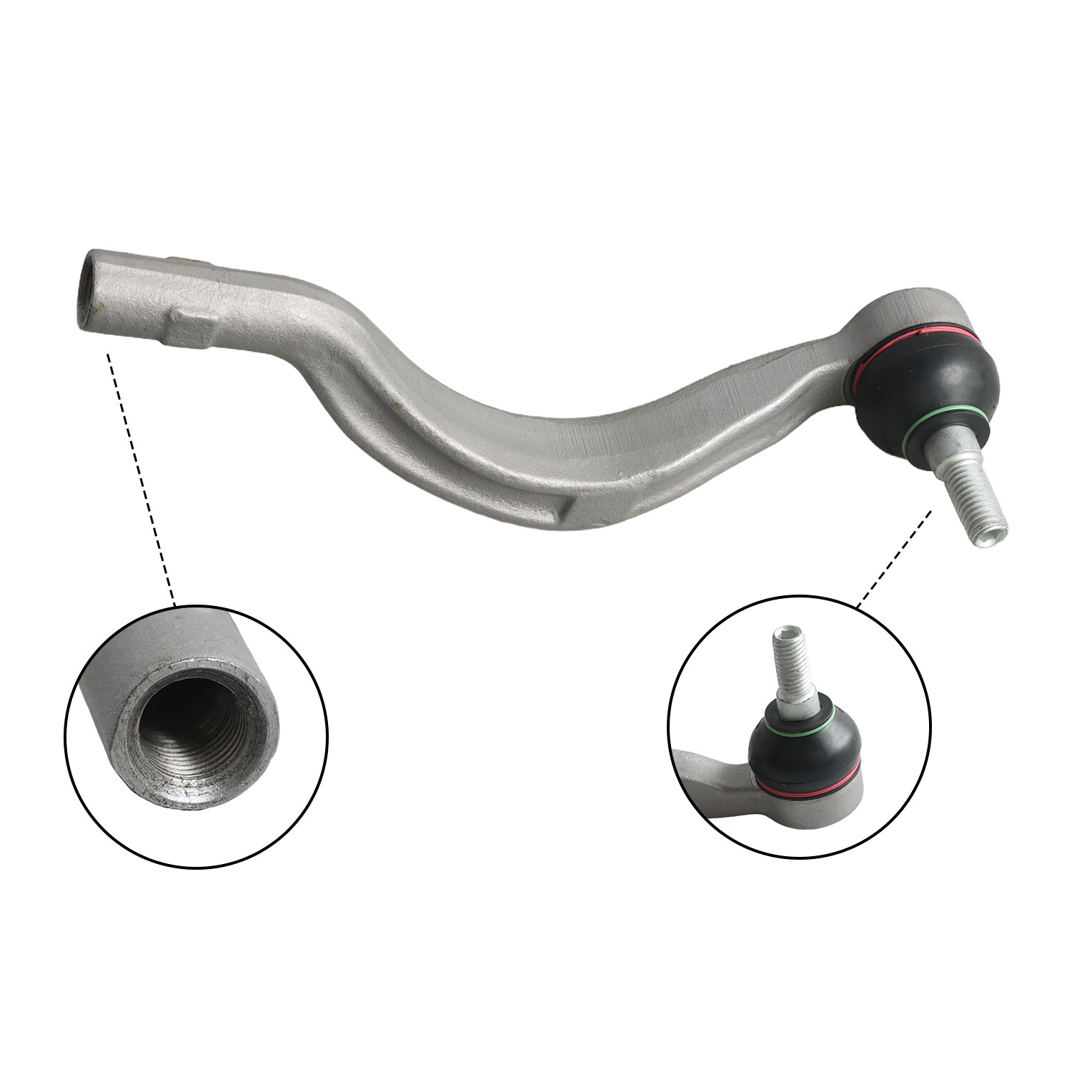 Driver Side Inner & Outer Tie Rod End for Maserati Quattroporte Ghibli 3.0L