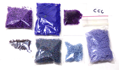 SIZE 11/0 CRAFT SEED BEADS 110 g 3.9 OZ LOT CC6x bon88craft bz8cr