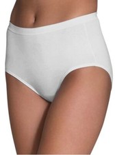 Fruit Of The Loom Brief Panty White 6 Pack 6DBRIW2