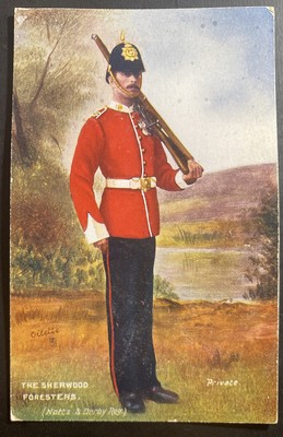 Mint England Picture Postcard PPC The Sherwood Foresters