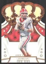 2020 Panini Draft Picks Chronicles Crown Royale Jake Fromm Rookie #46