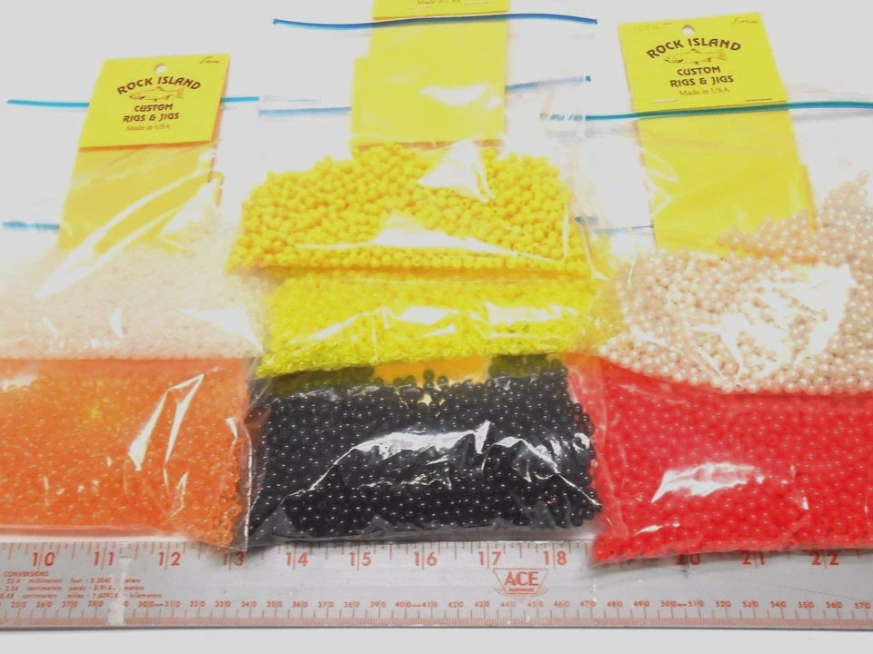 ROCK ISLAND SPORTS ROCK ISLAND BEADS 5mm 1000 CT