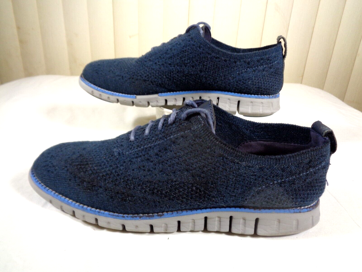 Cole Haan Zero Grand C29459 Wingtip Oxford Shoe Navy Blue  display picture 1