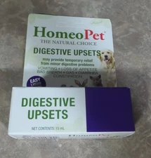 HomeoPet Feline Digestive Upsets for Cats , 15 ML Per Bottle EXP 03/2026