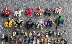 10 LEGO Minifigure Lot &ndash; Random Figures Per Lot