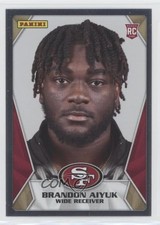2020 Panini NFL Sticker & Card Collection Silver Brandon Aiyuk Rookie RC 08rj. rookie card picture