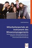 Isabell Bodenburg | Mitarbeiterportale Als Instrument Des Wissensmanagements