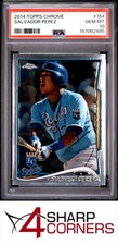 2014 TOPPS CHROME #154 SALVADOR PEREZ ROYALS PSA 10