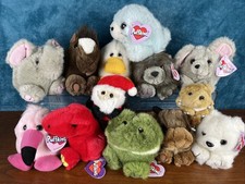 Swibco Puffkins Lot of 13 Plush Beanie - Many with tags