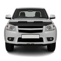 Haubenbra Steinschlagschutz Bonnet Bra FüR Ford Ranger 2007-2009 Schwarz Halb