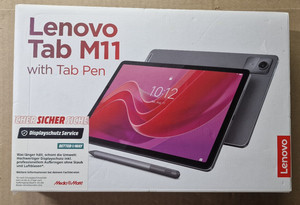 LENOVO Tab M11 11 Zoll WiFi Tablet, 4GB + 128 GB Display Glasschaden mit PEN OVP