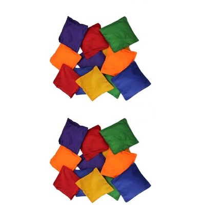  10 Stück verschiedene Farben Nylon Spielzeit Sitzsäcke Spielzeug Spiel